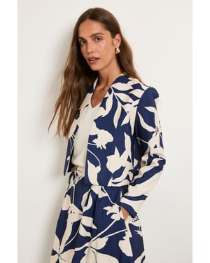 Floral Ottoman Twill Jacket