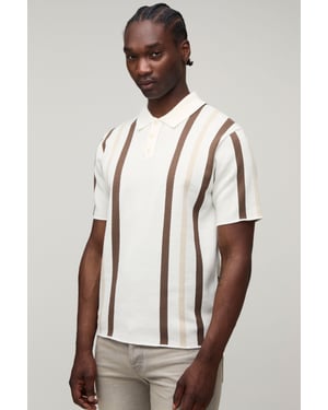 Tall Regular Fit Stripped Knitted Polo