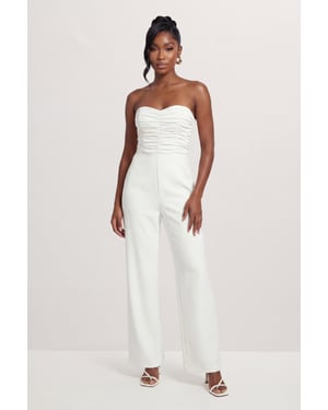 Ruched Bandeau Jumpsuit