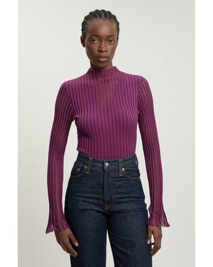 Viscose Blend Filament Knitted Top