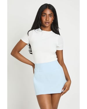 Tailored Micro Mini Skirt