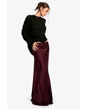 Satin Slip Maxi Skirt