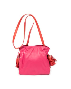 Bicolor Tassel Flamenco Schoudertas
