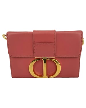Dior 30 Montaigne Box Bag Schoudertas in Roze Leer