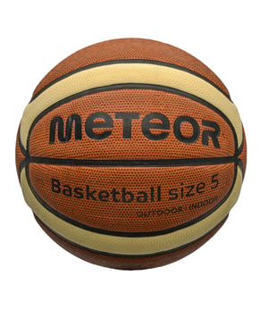Meteor Basketbal voor kinderen (Bruin/Crème)