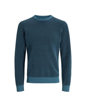 Jack & Jones Jjeglobe knit crew neck noos aqua