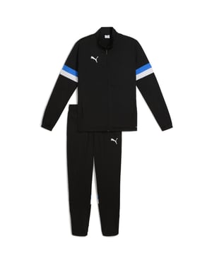 Men's Puma Piping Tracksuit in Black/Wh