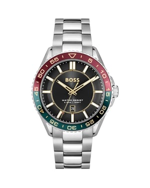 Hugo Boss Horloge Runner Zilver
