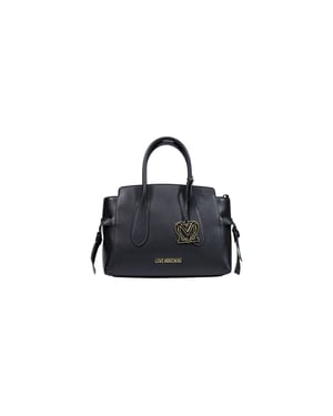 Love Moschino Zwarte Polyethyleen Handtas