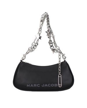 Marc Jacobs Zwarte Leren Schoudertas