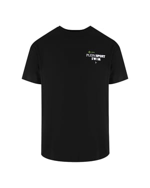 Zwem T-shirt met Korte Mouwen in Marineblauw