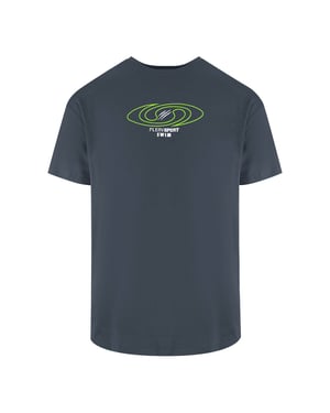 Korte Mouwen T-shirt in Steenkool