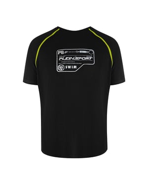 Prestaties Korte Mouw Logo T-shirt in Zwart