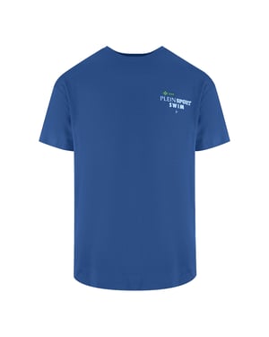 Korte Mouwen T-shirt in Donkerblauw