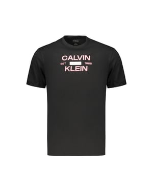 Calvin Klein Svart Bomull T-Shirt för Män