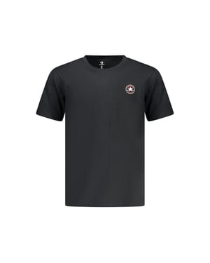 Converse Zwart Katoenen T-Shirt voor Mannen