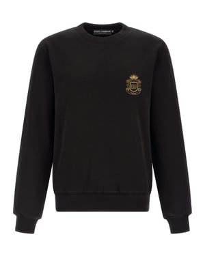 Dolce & Gabbana Svart Bomullströja
