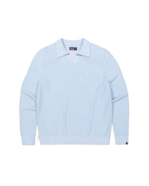 Butcher of Blue Polo lange mouw m2626030 boucle