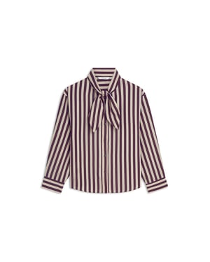 Summum Blouse two tone stripe blouses 2s3523-12490