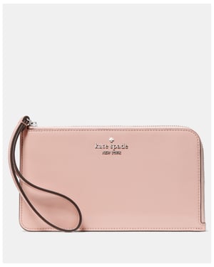 Lucy Crinkle Patent Medium Wristlet