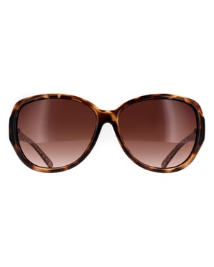 Ted Baker Oval Womens Tortoiseshell Brown Gradient TB1394 Shay