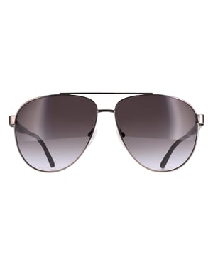 Calvin Klein Aviator Mens Dark Gunmetal Brown Gradient CK21132S