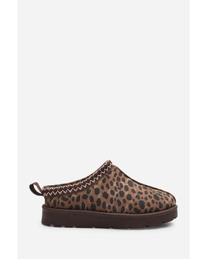 Wheres That From Womens 'Oak' Aztec Detail Faux Fur Lining Mini Boots
