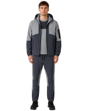 Kruze | Heren Geweven 3-delige Set - Jas/T-shirt/Broek