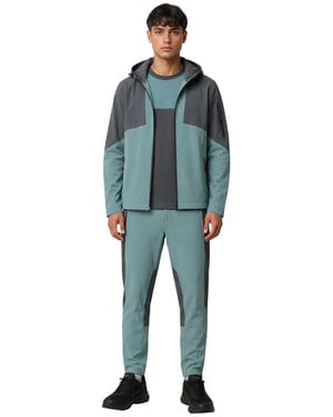 Kruze | Heren Geweven 3-delige Set - Jas/T-Shirt/Broek