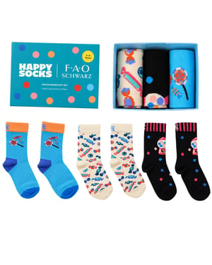 Happy Socks 3-Pack Multicolour Candy Gift Set