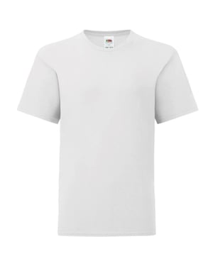 Fruit Of The Loom Childrens/Kids Iconic T-Shirt (White)