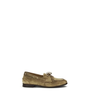 Bally Beige Buffelleer Instaploafers