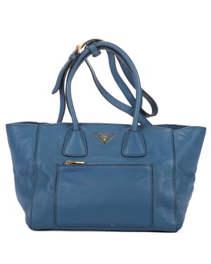 Twin Pocket Double Handle Tote schoudertas