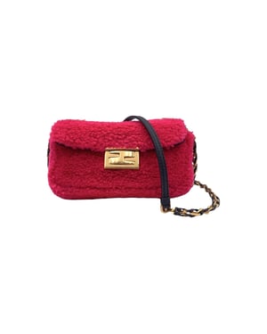 Fendi leren schoudertas in baguette-stijl