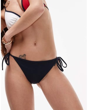 Tommy Hilfiger stringbikiniunderdelar i marinblått