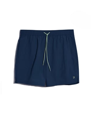 Farah colbert baddräktsshorts i marinblå