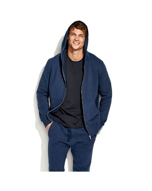 Element cotton hoodie in navy