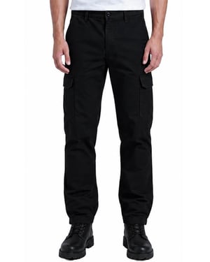 Kruze| Mens Straight Leg Cargo Trousers