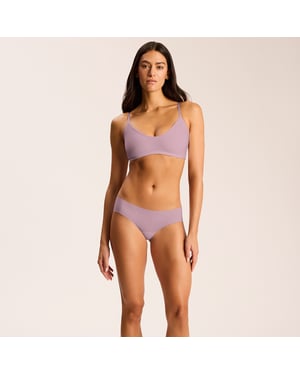 Butter bralette ultra soft four way adjustable stretch in mauve
