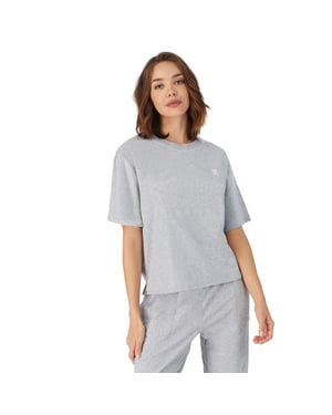 DKNY Cotton Logo T-shirt, Grey Marl