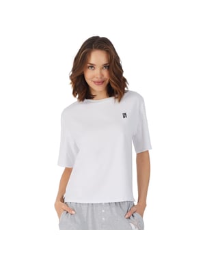 DKNY Cotton Logo T-shirt, White