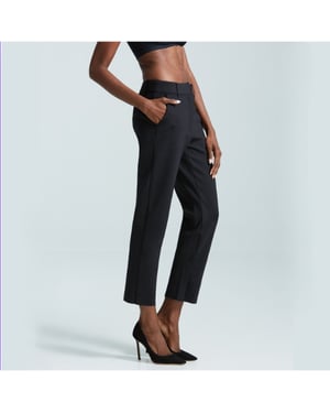 Neoprene ceo trouser in black