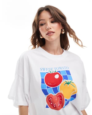ENDAST tomatodling t-shirt i vitt