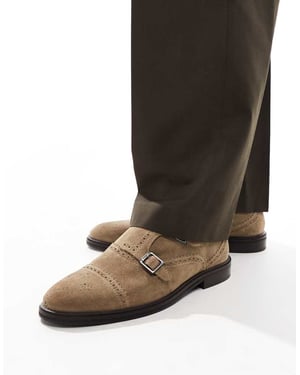 ASOS DESIGN munkskor i stenmocka