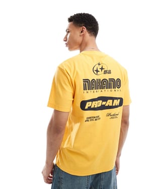 Cotton On premium lös passform t-shirt i gult