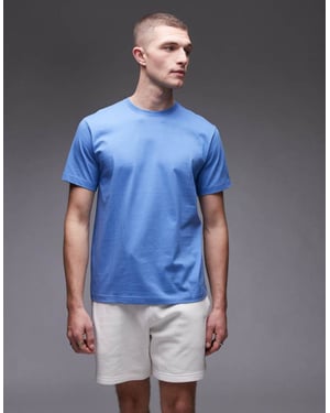 ARKET jersey t-shirt i ljusblå