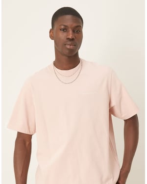 Abercrombie & Fitch premium logotröja i rosa