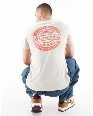 Columbia Rapid Ridge II rygggrafik t-shirt i beige