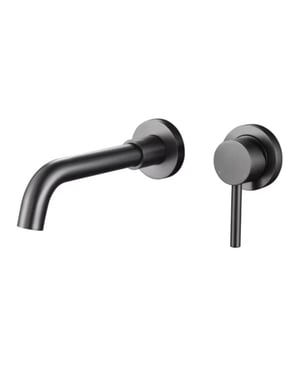 Vtw Living inbouwkraan compleet met inbouwdeel gun metal