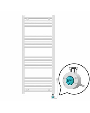 Vtw Living handdoekradiator elektrisch 1200 500 mm mat 500 watt